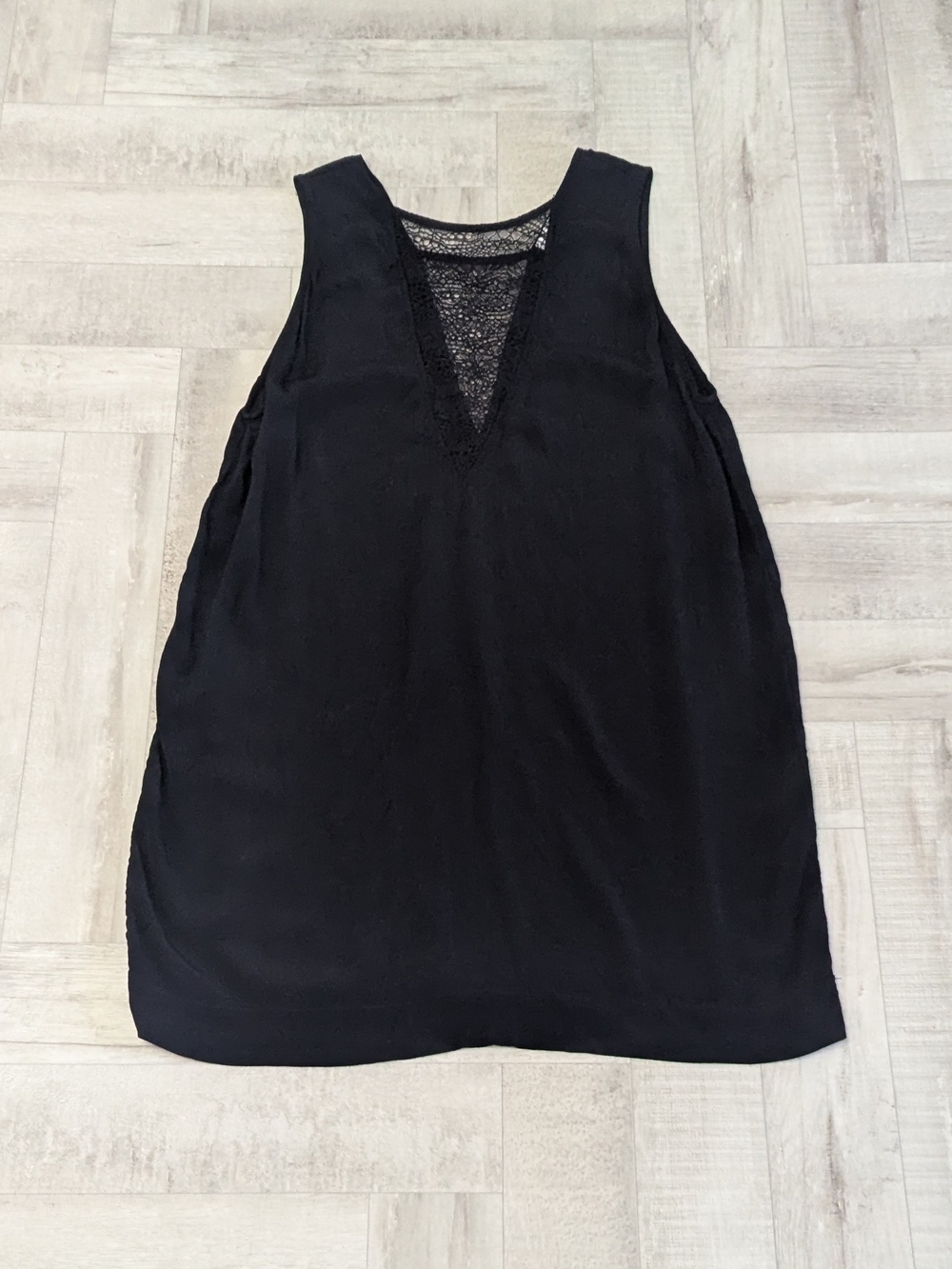 Iro 40 Womens L Maelie Black Deep V Neck Lace Tank Top Whimsigoth Grunge Capsule